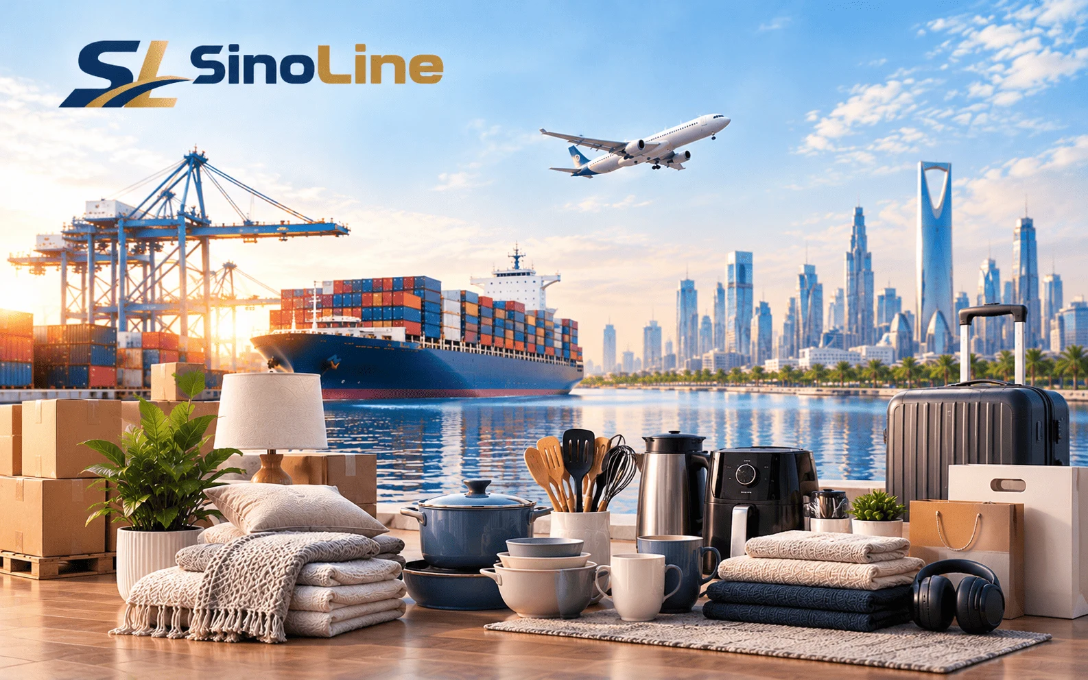 غلاف: استيراد المنتجات من الصين إلى السعودية | SinoLine